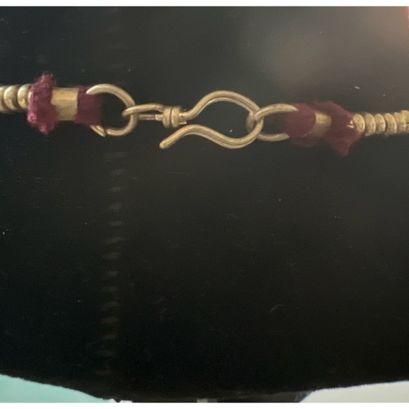 Lapis Lazuli silver tone bib necklace. - Picture 5 of 5